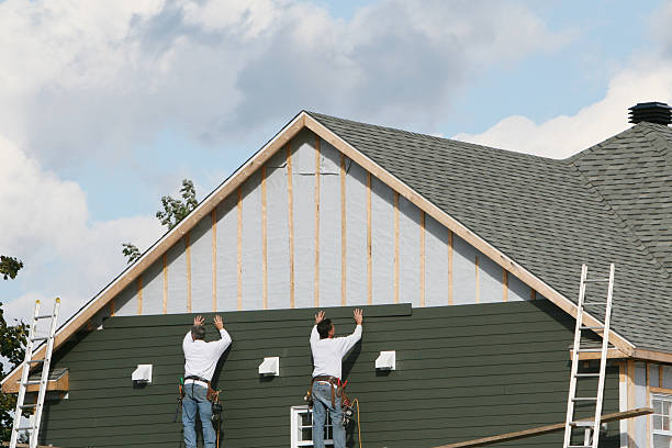 Professional Siding Installation technician working in Fairchance, PA